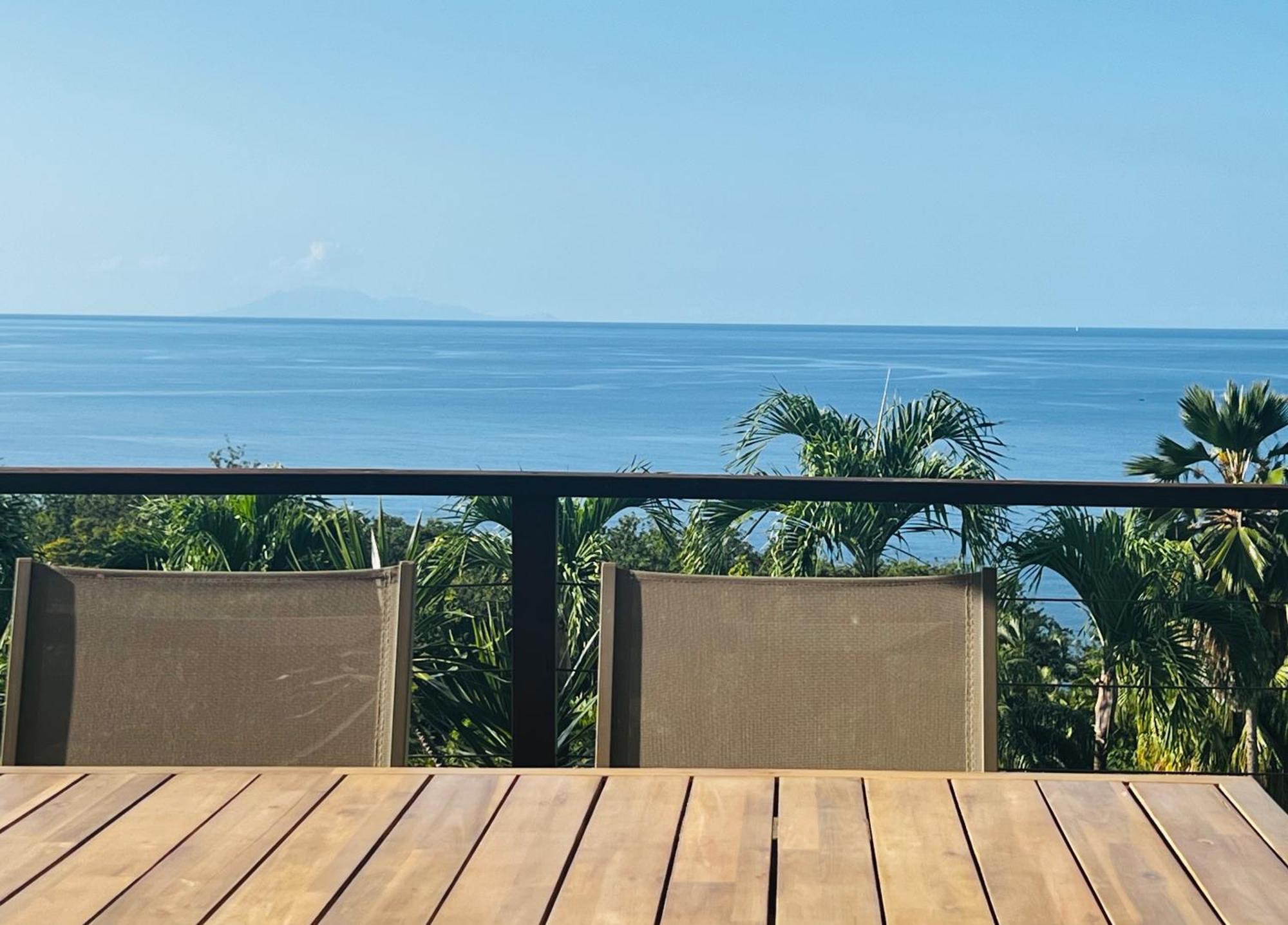 Vue Mer/3Beds/Piscine/wifi/900 mètres de la plage Deshaies Extérieur photo